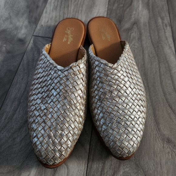Seychelles Places to go Pewter Leather Mule size 9 - Picture 7 of 13